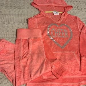 Danskin CHEER Hoodie and Joggers Set Size 4/5
